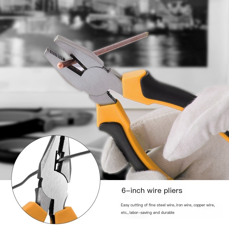 6 Inch Wire Pliers Heavy Duty for Cutting Steel and Copper Wire
